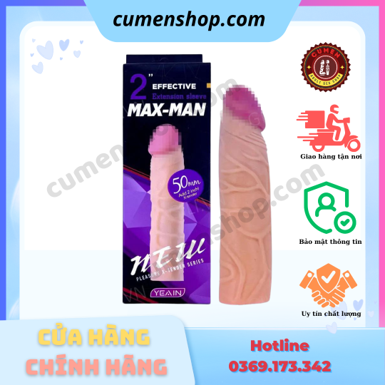 Bao cao su đôn dên Max-Man YY913 tăng kích thước chính hãng