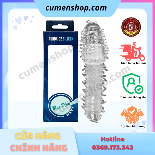 Bao cao su đôn dên silicone Hoả Tiễn tăng kích thước chính hãng