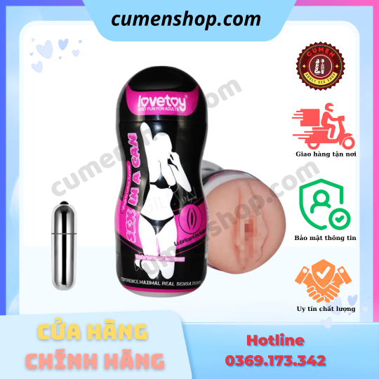 Cốc âm đạo Lovetoy rung chính hãng