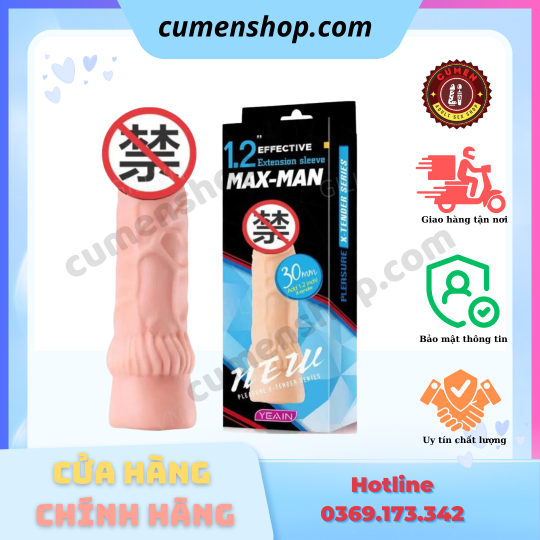 Bao cao su đôn dên Max-Man YY910 tăng kích thước chính hãng