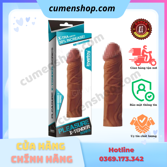 Bao cao su đôn dên Lovetoy LV1051 tăng kích thước chính hãng