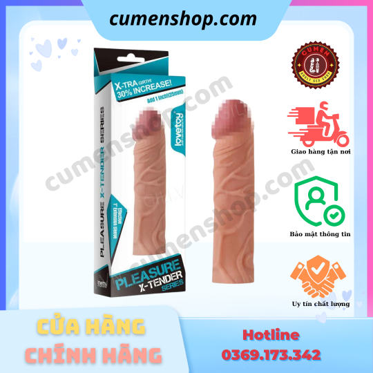 Bao cao su đôn dên Lovetoy LV1051 tăng kích thước chính hãng