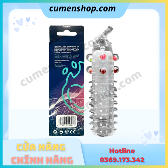 Bao cao su đôn dên silicone Vòi Voi tăng kích thước chính hãng