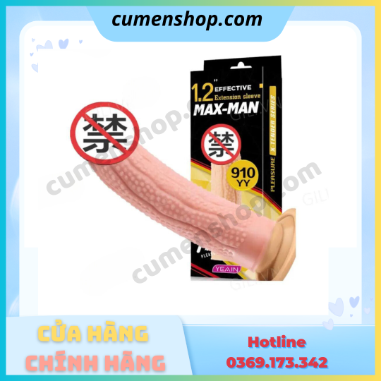 Bao cao su đôn dên Max-Man YY911 tăng kích thước chính hãng