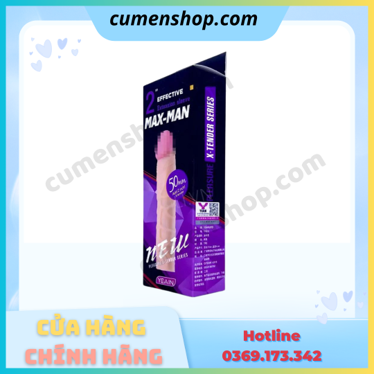 Bao cao su đôn dên Max-Man YY913 tăng kích thước chính hãng