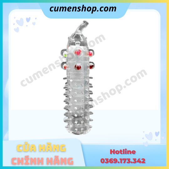 Bao cao su đôn dên silicone Vòi Voi tăng kích thước chính hãng