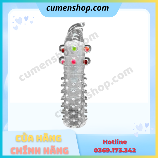 Bao cao su đôn dên silicone Vòi Voi tăng kích thước chính hãng