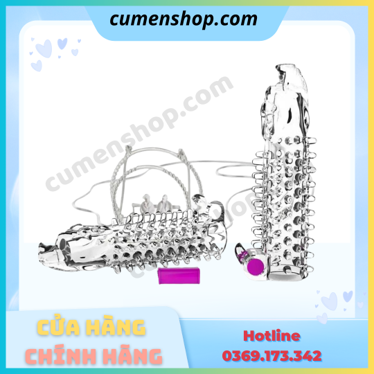Bao cao su đôn dên Đầu Rồng XXOO rung tăng kích thước chính hãng