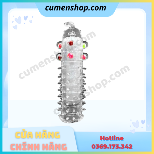 Bao cao su đôn dên silicone Vòi Voi tăng kích thước chính hãng