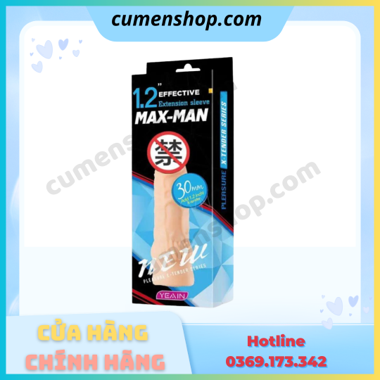 Bao cao su đôn dên Max-Man YY910 tăng kích thước chính hãng