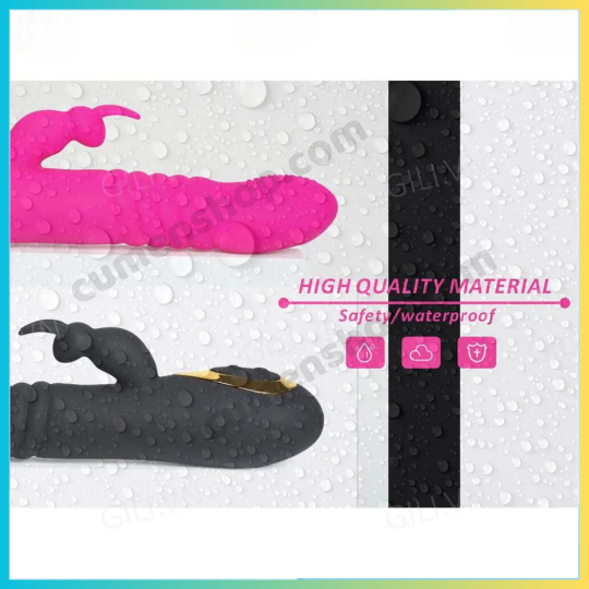 Dương vật giả Boqi Telescopic Swing G Spot Rabbit 18 mode chính hãng