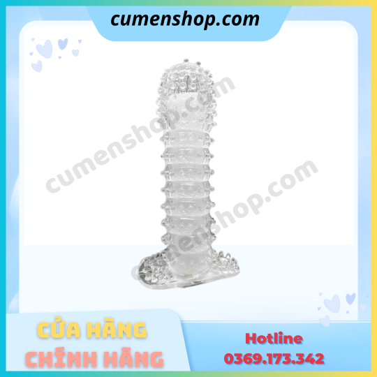 Bao cao su đôn dên Crystal Condom Gai Nhỏ tăng kích thước chính hãng