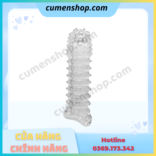 Bao cao su đôn dên Crystal Condom Gai Nhỏ tăng kích thước chính hãng