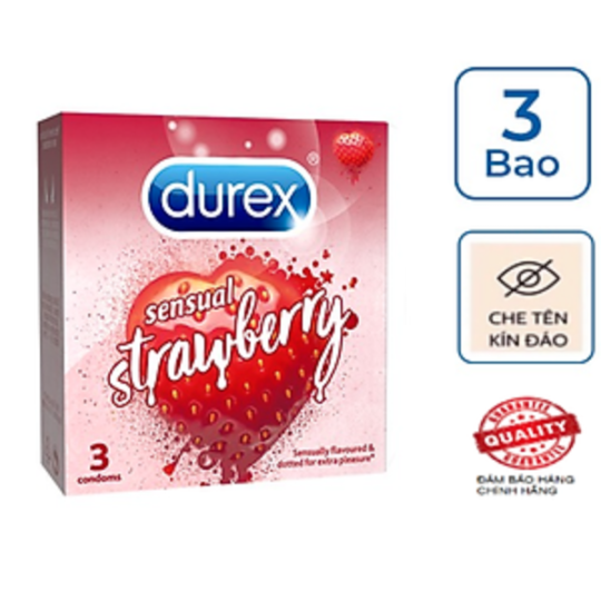 BCS DKSH Durex Strawberry 3s