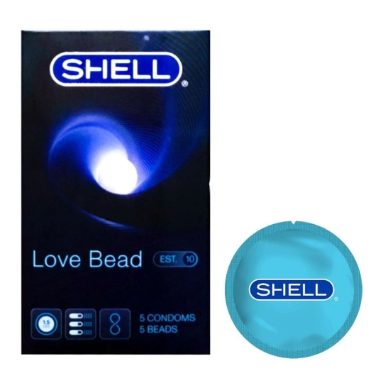 BCS Shell Love Bead 5 Bi 5s