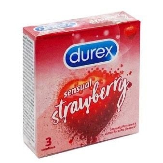 BCS DKSH Durex Strawberry 3s